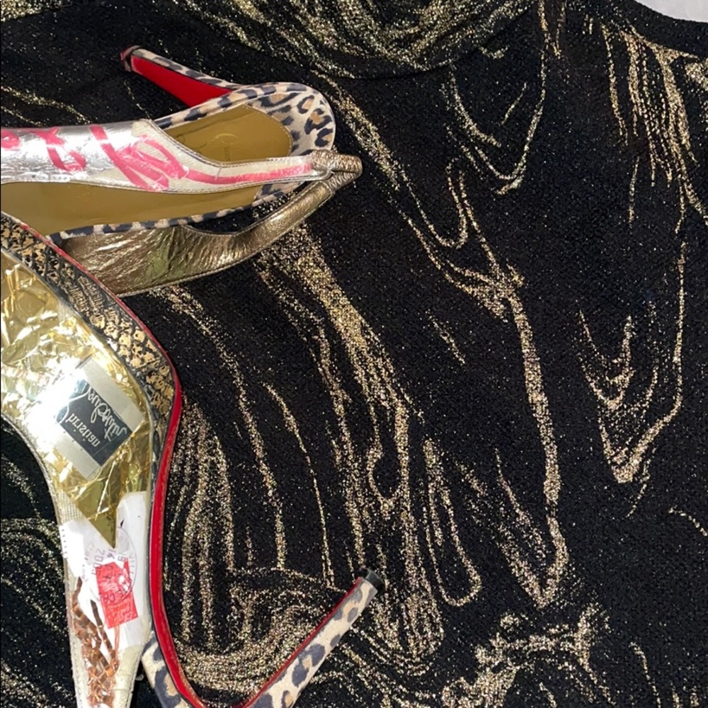 Black and Gold Party Dress